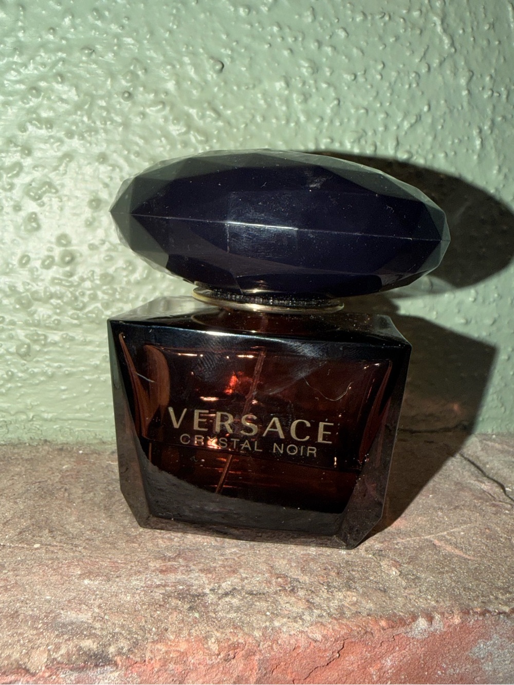 VERSACE CRYSTAL NOIR Eu De Toilette, 1/4 full
